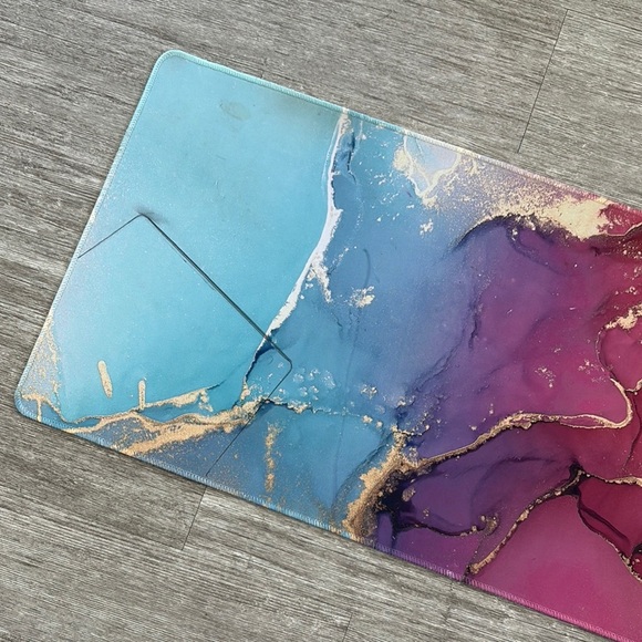 Large mouse pad with abstract design. gently used- price reflects. - Picture 3 of 4